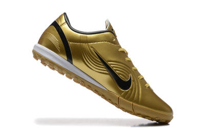 Men's Nike Air Zoom Mercurial Vapor 1 Elite TF Football Shoes - Gold/Black/White