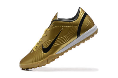 Men's Nike Air Zoom Mercurial Vapor 1 Elite TF Football Shoes - Gold/Black/White