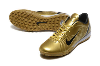 Men's Nike Air Zoom Mercurial Vapor 1 Elite TF Football Shoes - Gold/Black/White