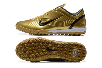 Men's Nike Air Zoom Mercurial Vapor 1 Elite TF Football Shoes - Gold/Black/White