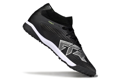 Men's Puma Future 8 Ultimate TF Football Shoes - Black/White