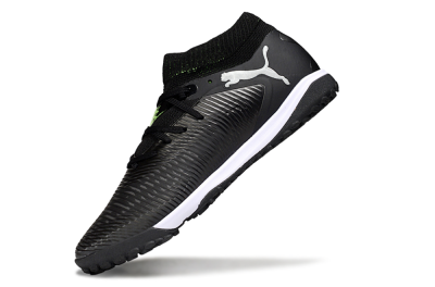 Men's Puma Future 8 Ultimate TF Football Shoes - Black/White