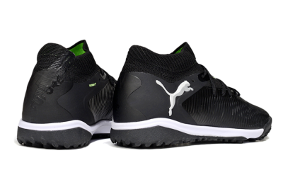 Men's Puma Future 8 Ultimate TF Football Shoes - Black/White