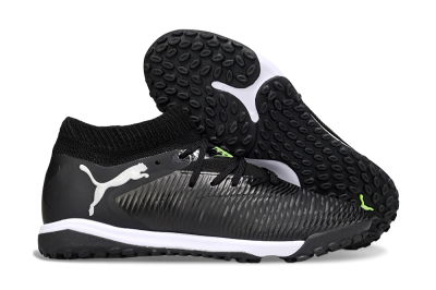 Men's Puma Future 8 Ultimate TF Football Shoes - Black/White