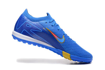 Men's Nike Air Zoom Mercurial Vapor 16 Elite TF Football Shoes - Blue/Gold/Pink