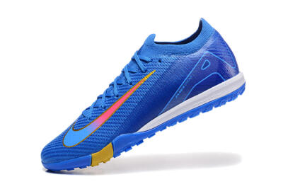 Men's Nike Air Zoom Mercurial Vapor 16 Elite TF Football Shoes - Blue/Gold/Pink