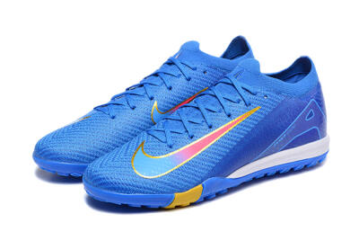 Men's Nike Air Zoom Mercurial Vapor 16 Elite TF Football Shoes - Blue/Gold/Pink