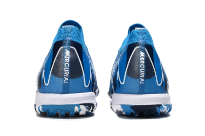 Unisex Nike Air Zoom Mercurial Vapor 16 Elite TF Football Shoes - Blue/White/Black