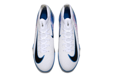 Unisex Nike Air Zoom Mercurial Vapor 16 Elite TF Football Shoes - White/Blue/Black