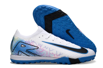 Unisex Nike Air Zoom Mercurial Vapor 16 Elite TF Football Shoes - White/Blue/Black