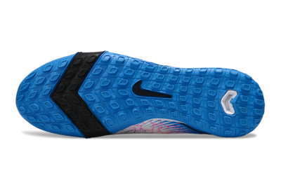 Unisex Nike Air Zoom Mercurial Vapor 16 Elite TF Football Shoes - White/Blue/Black