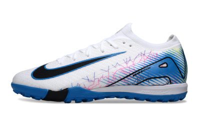 Unisex Nike Air Zoom Mercurial Vapor 16 Elite TF Football Shoes - White/Blue/Black