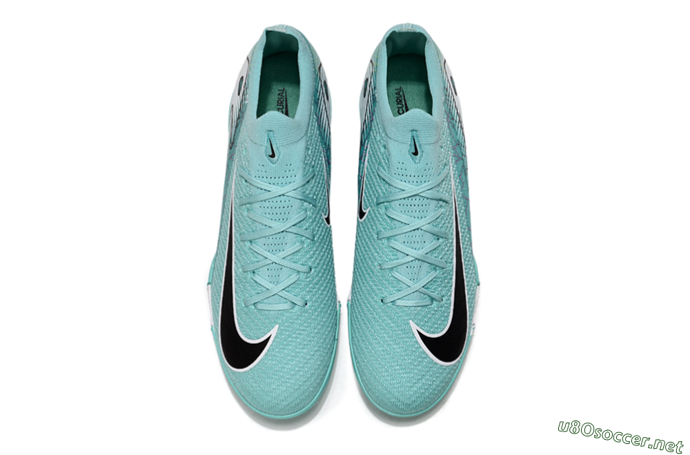 Unisex Nike Air Zoom Mercurial Vapor 16 Elite TF Football Shoes - Jade/Black/White 4