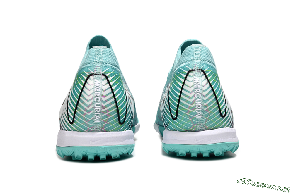 Unisex Nike Air Zoom Mercurial Vapor 16 Elite TF Football Shoes - Jade/Black/White 5