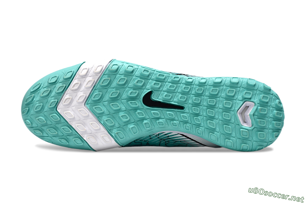 Unisex Nike Air Zoom Mercurial Vapor 16 Elite TF Football Shoes - Jade/Black/White 6