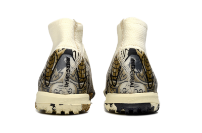 Unisex Nike Air Zoom Mercurial Superfly 10 Elite TF Football Shoes - Beige/Black/Brown