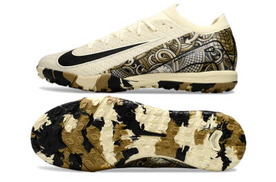 Unisex Nike Air Zoom Mercurial Vapor 16 Elite TF Football Shoes - Beige/Black/Brown