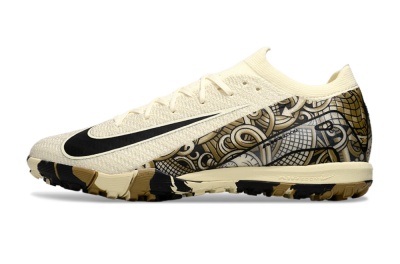 Unisex Nike Air Zoom Mercurial Vapor 16 Elite TF Football Shoes - Beige/Black/Brown