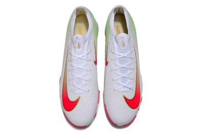 Unisex Nike Air Zoom Mercurial Vapor 16 Elite TF Football Shoes - White/Red/Gold