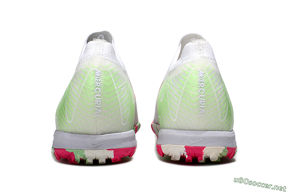 Unisex Nike Air Zoom Mercurial Vapor 16 Elite TF Football Shoes - White/Red/Gold 5