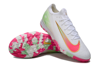 Unisex Nike Air Zoom Mercurial Vapor 16 Elite TF Football Shoes - White/Red/Gold