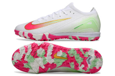 Unisex Nike Air Zoom Mercurial Vapor 16 Elite TF Football Shoes - White/Red/Gold