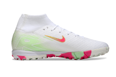 Unisex Nike Air Zoom Mercurial Superfly 10 Elite TF Football Shoes - White/Red/Gold