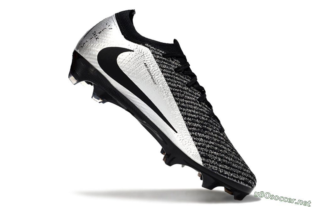 Unisex Nike Air Zoom Mercurial Vapor 16 Elite FG Football Boots - Black/Silver 4