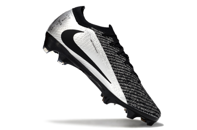 Unisex Nike Air Zoom Mercurial Vapor 16 Elite FG Football Boots - Black/Silver