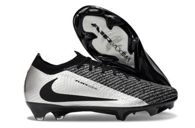 Unisex Nike Air Zoom Mercurial Vapor 16 Elite FG Football Boots - Black/Silver