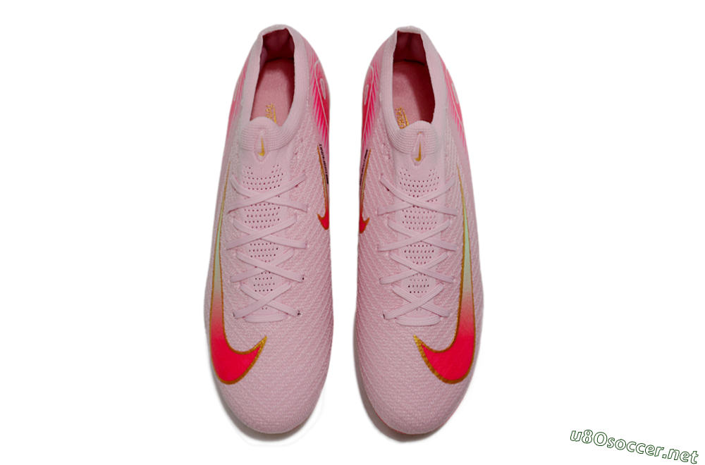 Unisex Nike Air Zoom Mercurial Vapor 16 Elite FG Football Boots - Pink/Red/Gold 4