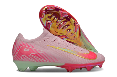 Unisex Nike Air Zoom Mercurial Vapor 16 Elite FG Football Boots - Pink/Red/Gold