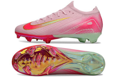 Unisex Nike Air Zoom Mercurial Vapor 16 Elite FG Football Boots - Pink/Red/Gold
