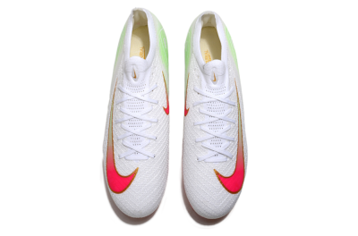 Unisex Nike Air Zoom Mercurial Vapor 16 Elite FG Football Boots - White/Red/Gold