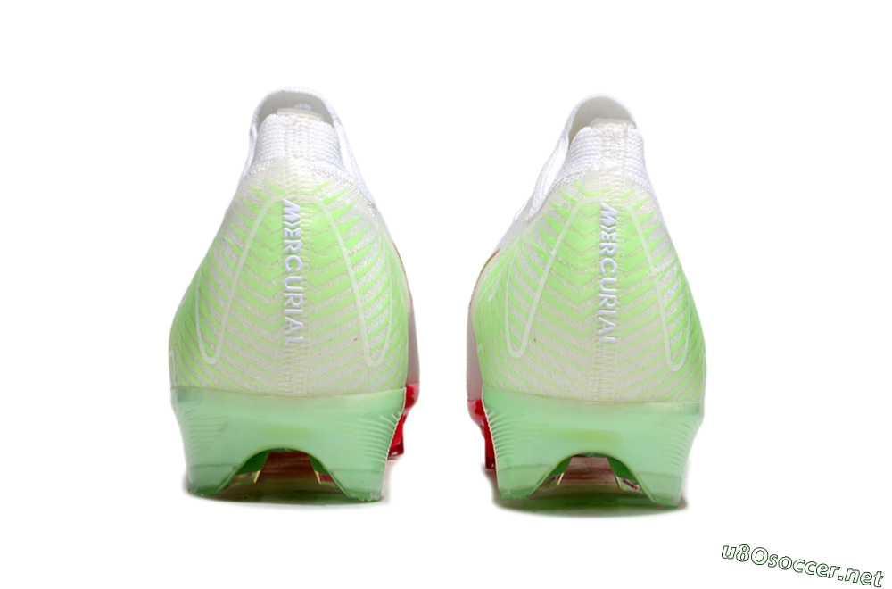 Unisex Nike Air Zoom Mercurial Vapor 16 Elite FG Football Boots - White/Red/Gold 5