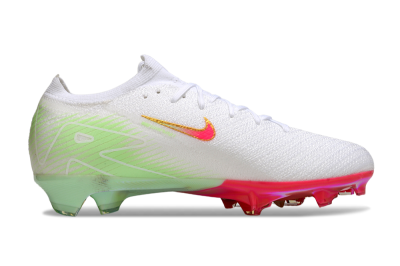 Unisex Nike Air Zoom Mercurial Vapor 16 Elite FG Football Boots - White/Red/Gold