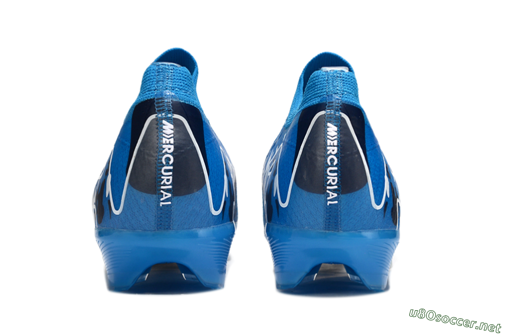 Unisex Nike Air Zoom Mercurial Vapor 16 Elite FG Football Boots - Blue/White/Black 5