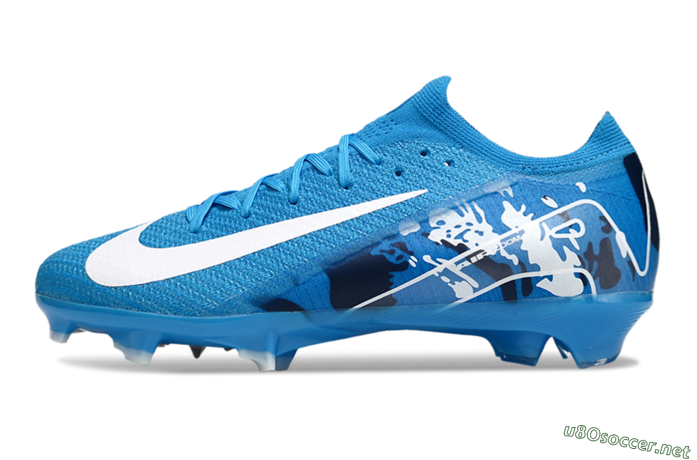 Unisex Nike Air Zoom Mercurial Vapor 16 Elite FG Football Boots - Blue/White/Black 0