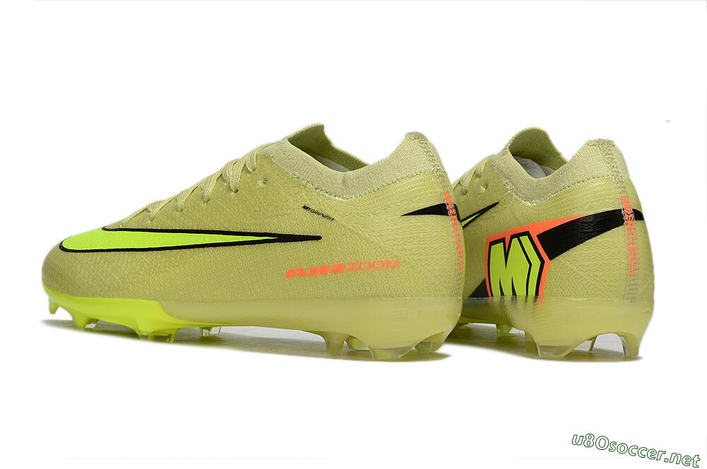 Kids Nike Air Zoom Mercurial Vapor 16 Elite FG Football Boots - Yellow/Black/Red 5