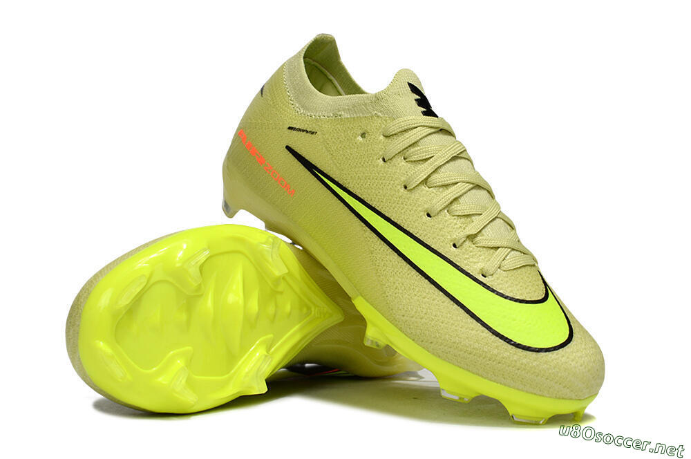 Kids Nike Air Zoom Mercurial Vapor 16 Elite FG Football Boots - Yellow/Black/Red 1