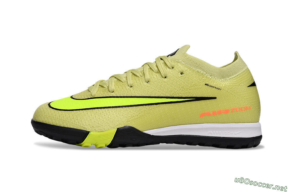Kids Nike Air Zoom Mercurial Vapor 16 Elite TF Football Shoes - Yellow/Black/Red 0