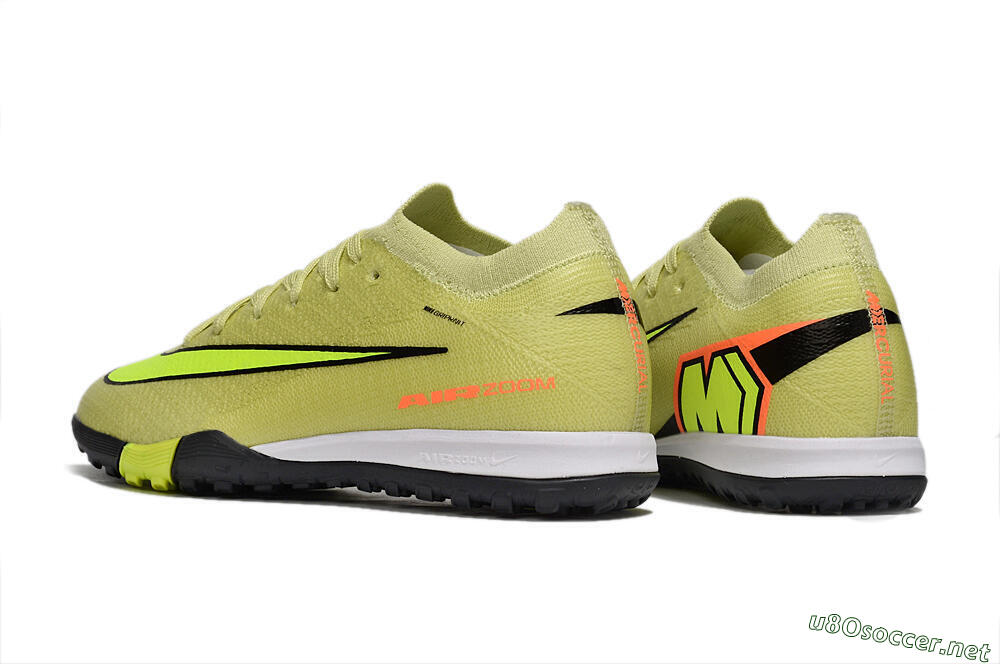 Kids Nike Air Zoom Mercurial Vapor 16 Elite TF Football Shoes - Yellow/Black/Red 5