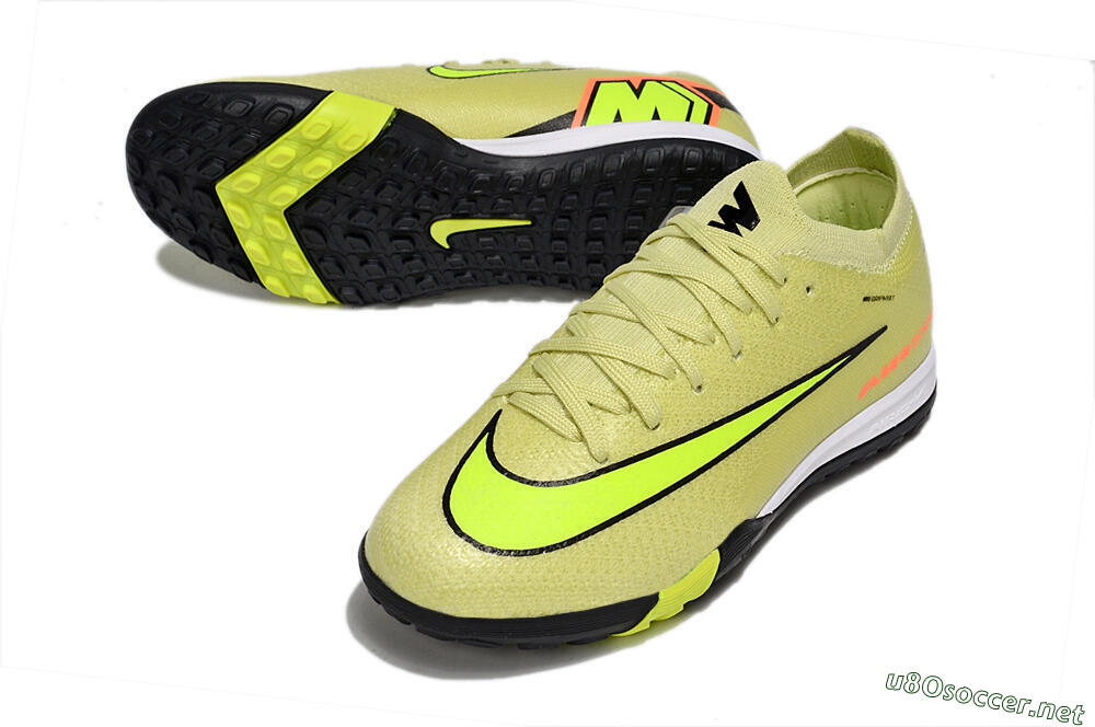 Kids Nike Air Zoom Mercurial Vapor 16 Elite TF Football Shoes - Yellow/Black/Red 3