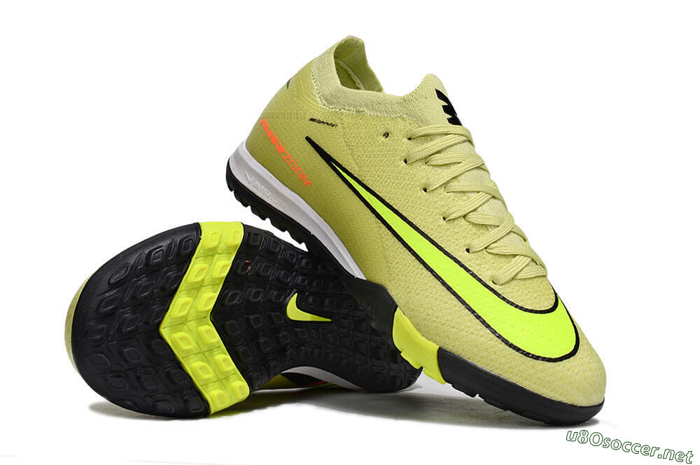 Kids Nike Air Zoom Mercurial Vapor 16 Elite TF Football Shoes - Yellow/Black/Red 1