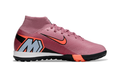 Kids Nike Air Zoom Mercurial Superfly 10 Elite TF Football Shoes - Pink/Red/Black