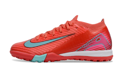 Kids Nike Air Zoom Mercurial Vapor 16 Elite TF Football Shoes - Red/Jade/White