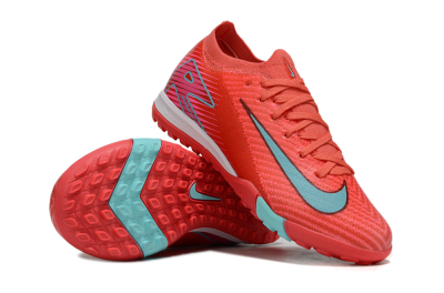 Kids Nike Air Zoom Mercurial Vapor 16 Elite TF Football Shoes - Red/Jade/White