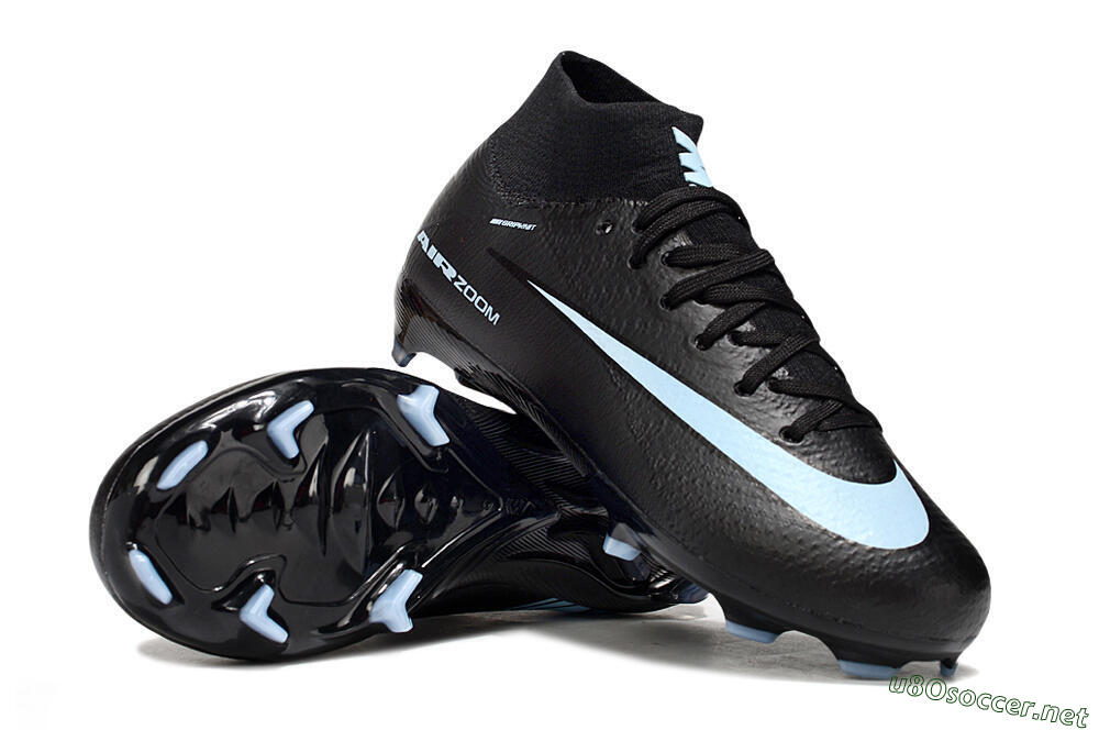 Kids Nike Air Zoom Mercurial Superfly 10 Elite FG Football Boots - Black/Jade 1