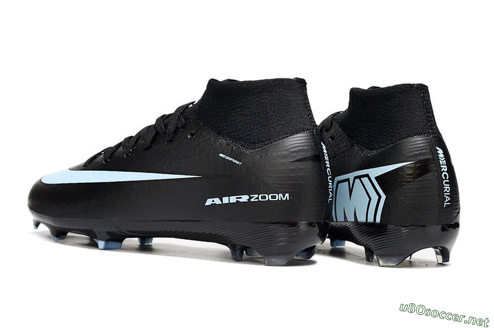 Kids Nike Air Zoom Mercurial Superfly 10 Elite FG Football Boots - Black/Jade 4