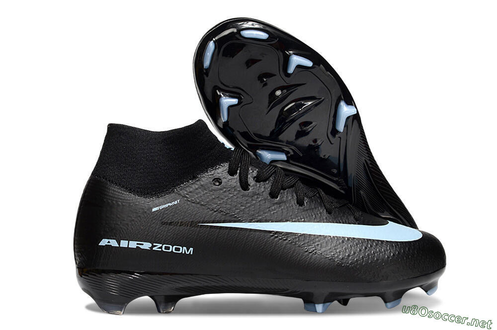 Kids Nike Air Zoom Mercurial Superfly 10 Elite FG Football Boots - Black/Jade 2